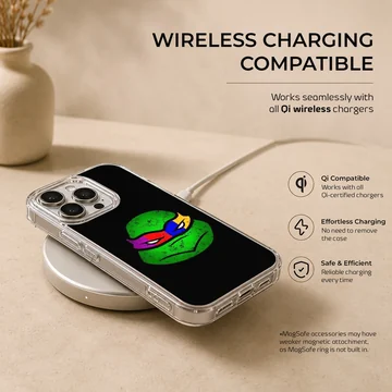Ninja Turtles phone case with bold mask design — Charging