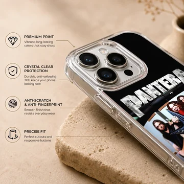 Pantera band photo on phone case, music icons theme — Info