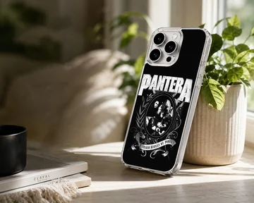Pantera design with bold typography on phone case — Lifestyle
