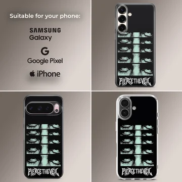 Pierce The Veil phone case with eyes design — Collage
