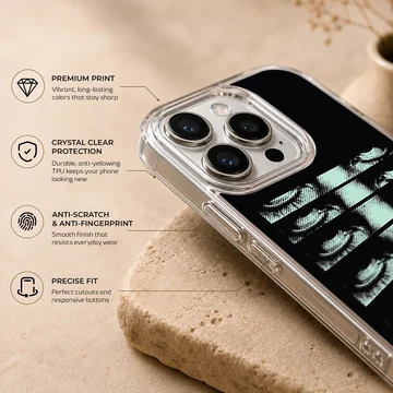 Pierce The Veil phone case with eyes design — Info