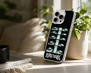 Pierce The Veil phone case with eyes design — Lifestyle