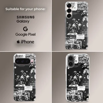 Pierce The Veil collage with band imagery phone case — Collage