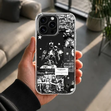 Pierce The Veil collage with band imagery phone case — Lifestyle
