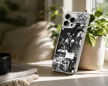 Pierce The Veil collage with band imagery phone case — Lifestyle