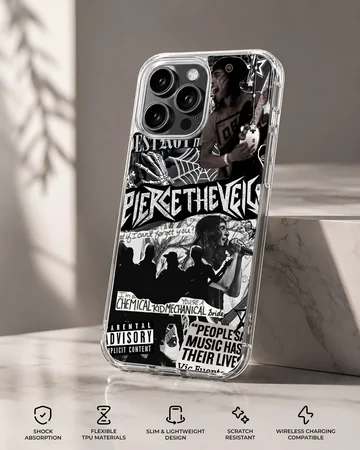 Pierce The Veil band design phone case artwork — Specs