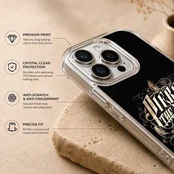 Pierce The Veil bold typography design phone case — Info