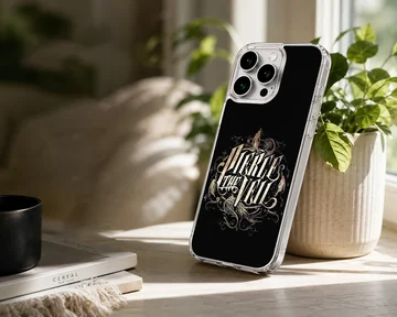 Pierce The Veil bold typography design phone case — Lifestyle