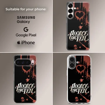 Pierce The Veil design on a phone case with bold typography — Collage