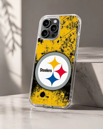 Pittsburgh Steelers vibrant artwork on phone case — Hero