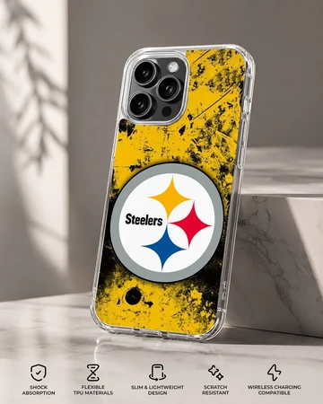 Pittsburgh Steelers vibrant artwork on phone case — Specs
