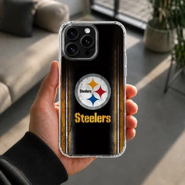Pittsburgh Steelers fan design phone case — Lifestyle