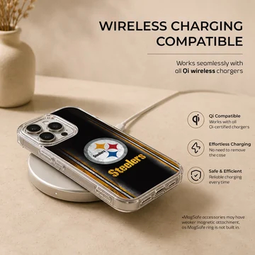 Pittsburgh Steelers fan design phone case — Charging