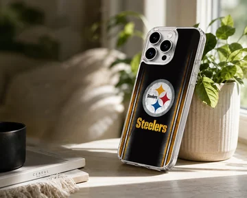 Pittsburgh Steelers fan design phone case — Lifestyle