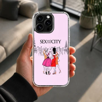 Sex And The City illustration on phone case — Lifestyle