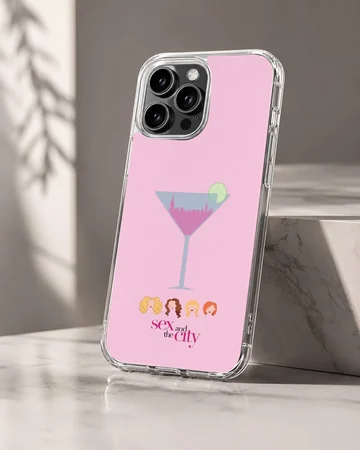 Sex And The City inspired phone case with martini glass design — Hero