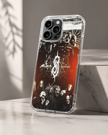Slipknot band design with bold logo on phone case — Hero