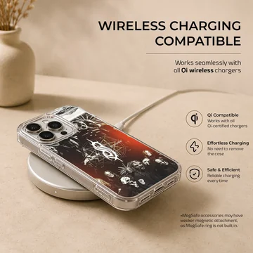 Slipknot band design with bold logo on phone case — Charging