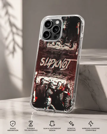 Slipknot band art design on phone case — Specs