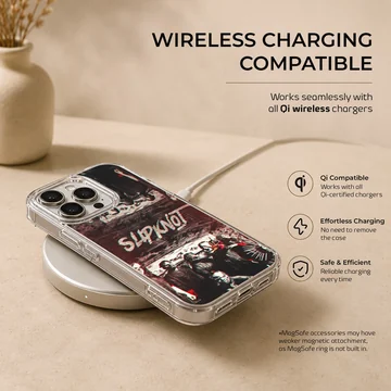 Slipknot band art design on phone case — Charging