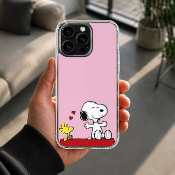 Snoopy and Woodstock cartoon illustration phone case — Lifestyle