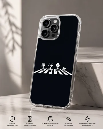 Minimalist Snoopy and Friends crossing design phone case — Specs