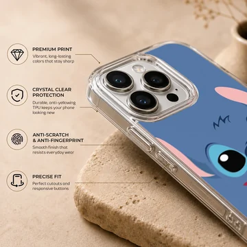 Stitch Custom cartoon design on phone case — Info