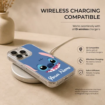 Stitch Custom cartoon design on phone case — Charging