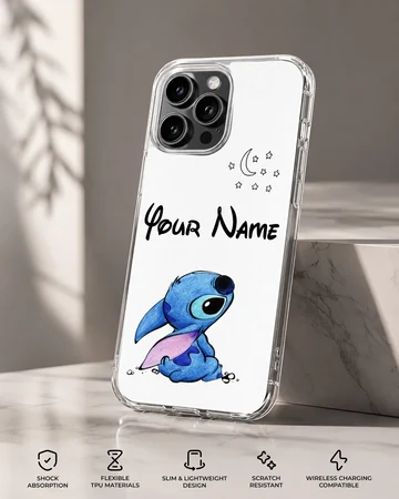 Stitch custom cartoon character design on phone case — Specs