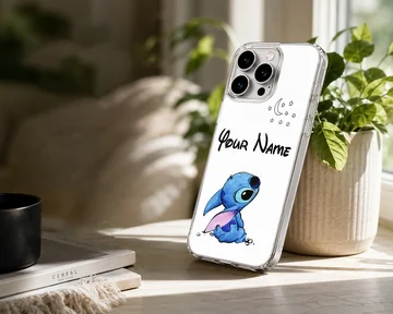 Stitch custom cartoon character design on phone case — Lifestyle