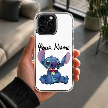 Stitch custom cartoon character on phone case — Lifestyle