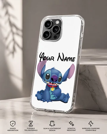Stitch custom cartoon character on phone case — Specs