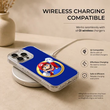 Super Mario digital illustration on phone case — Charging