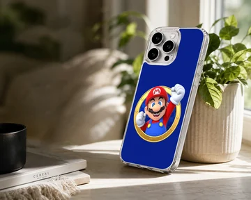 Super Mario digital illustration on phone case — Lifestyle