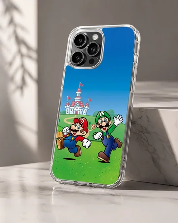 Super Mario and Luigi on an adventure phone case — Hero