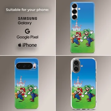 Super Mario and Luigi on an adventure phone case — Collage