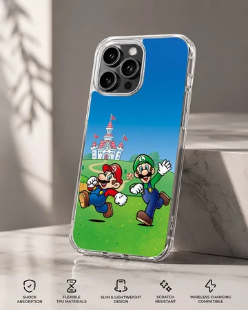 Super Mario and Luigi on an adventure phone case — Specs