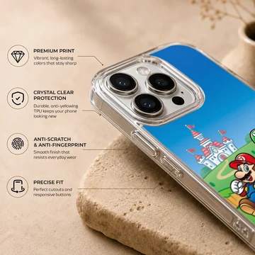 Super Mario and Luigi on an adventure phone case — Info