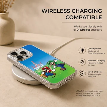 Super Mario and Luigi on an adventure phone case — Charging