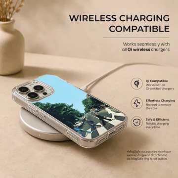 The Beatles Abbey Road crossing artwork on a phone case — Charging