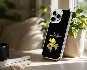 U2 Joshua Tree tour design on phone case — Lifestyle