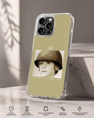 U2202 U phone case with iconic music photo design. — Specs