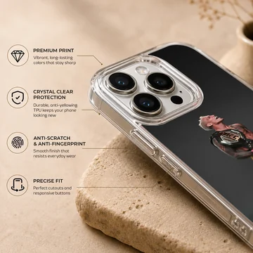 MMA champion holding a championship belt printed on a matte phone case — Info