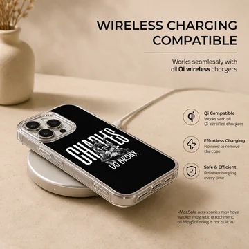 Charles Oliveira gym motivation design on phone case — Charging